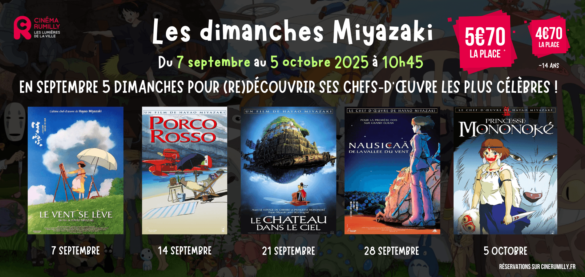actualité LES DIMANCHES MIYASAKI SEPT