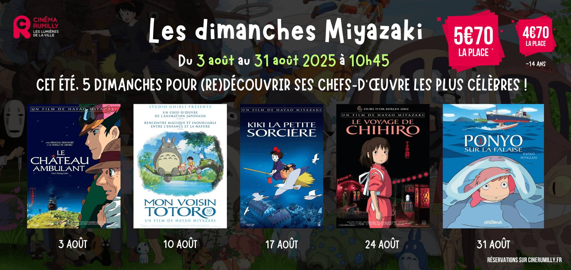 actualité LES DIMANCHES MIYASAKI
